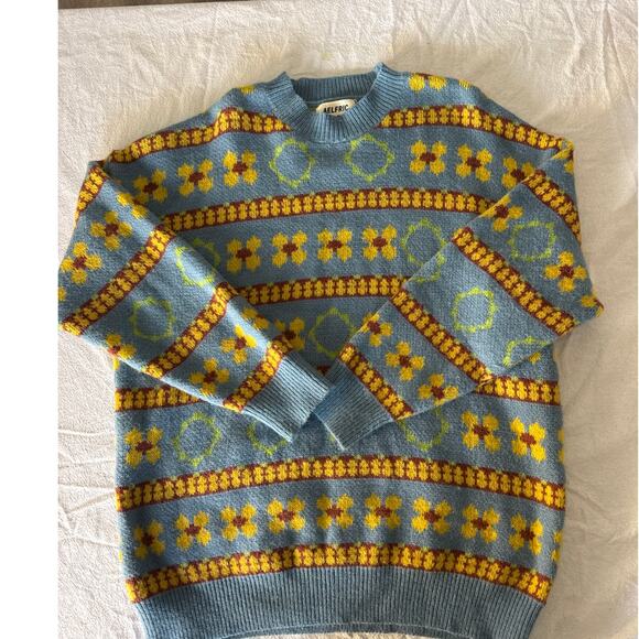 Aelfric Eden Retro Geometric Knit Sweater - Picture 2 of 6